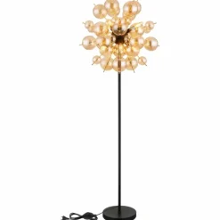 Lampadaire Globo UDO Noir, 6 lumières