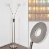 Lampadaire Gulkana LED Nickel mat, 2 lumières
