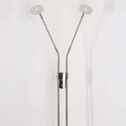Lampadaire Gulkana LED Nickel mat, 2 lumières