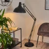 Lampadaire Hallsta Chrome, Noir, 1 lumière