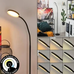 Lampadaire Haltia LED Noir, 1 lumière