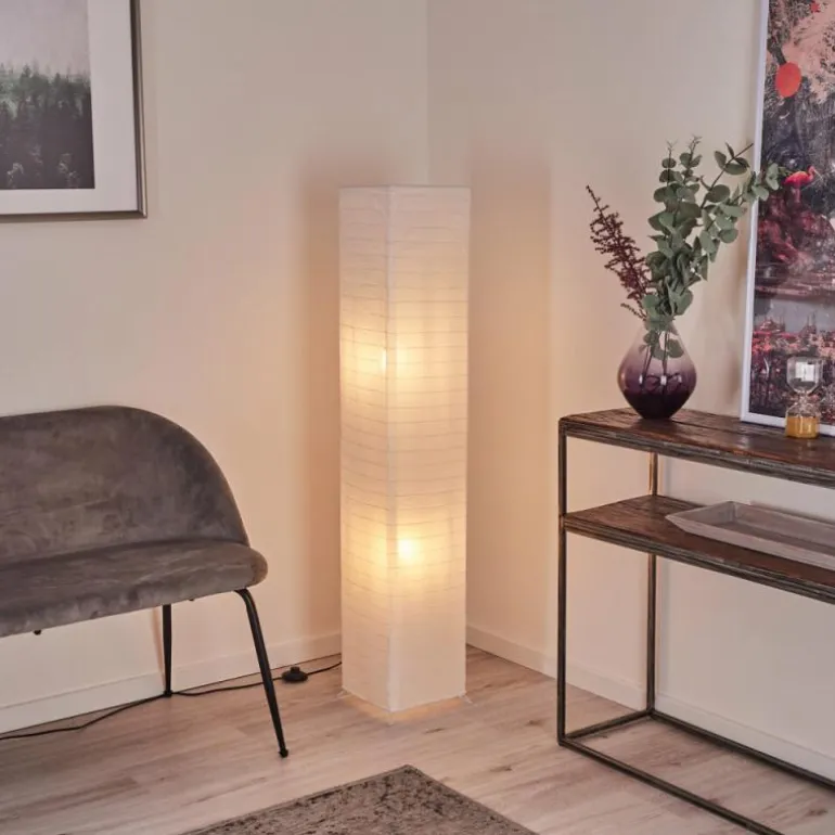 Lampadaire Hauhui Noir, 2 lumières