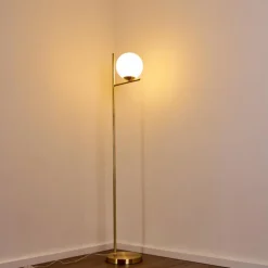 Lampadaire Hogatza Laiton, 1 lumière