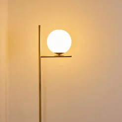 Lampadaire Hogatza Laiton, 1 lumière