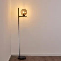 Lampadaire Hogatza Noir, 1 lumière