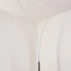 Lampadaire Horpmaal LED Chrome, 3 lumières
