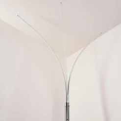 Lampadaire Horpmaal LED Chrome, 3 lumières