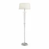 Lampadaire Ideal Lux FORCOLA Chrome, Transparent, 1 lumière