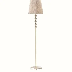 Lampadaire Ideal Lux QUEEN Or, Transparent, 1 lumière