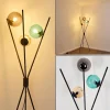 Lampadaire Iroquois Multicolore, Noir, 3 lumières