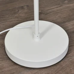 Lampadaire Javel Chrome, Blanc, 3 lumières