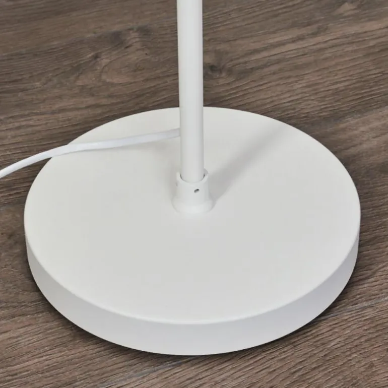 Lampadaire Javel Chrome, Blanc, 3 lumières