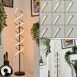 Lampadaire Khovet LED Noir, 1 lumière