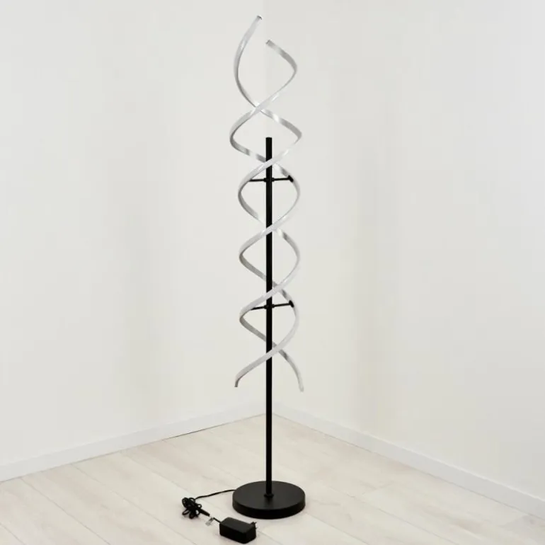 Lampadaire Khovet LED Noir, 1 lumière