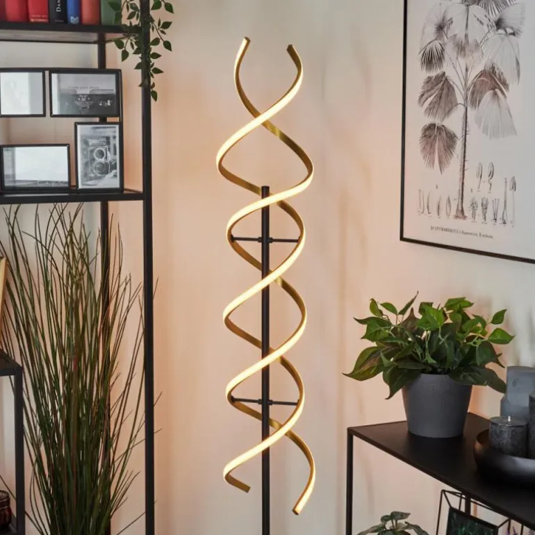 Lampadaire Khovet LED Noir, 1 lumière