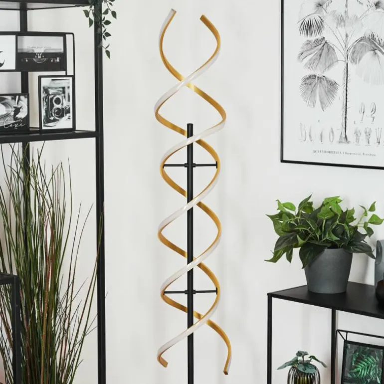 Lampadaire Khovet LED Noir, 1 lumière