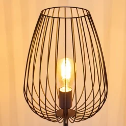 Lampadaire Luano Noir, 1 lumière