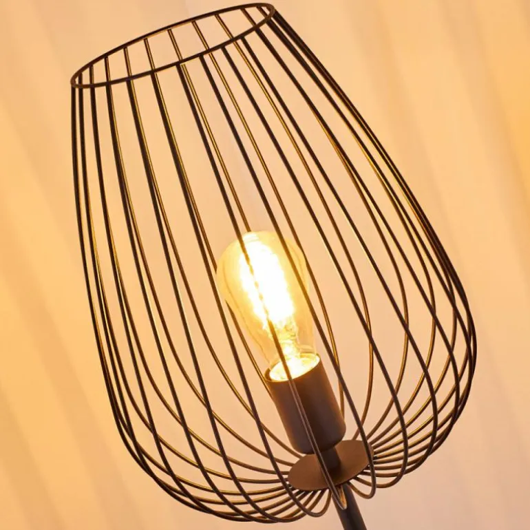 Lampadaire Luano Noir, 1 lumière
