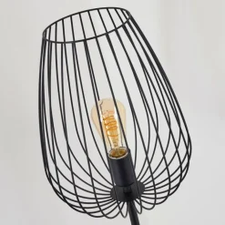 Lampadaire Luano Noir, 1 lumière