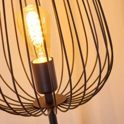 Lampadaire Luano Noir, 1 lumière