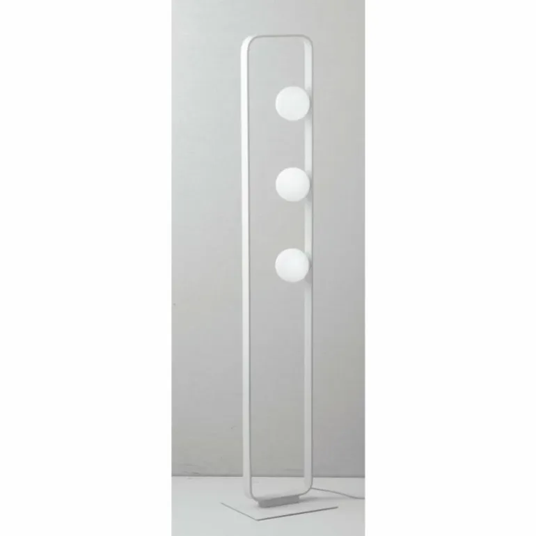 Lampadaire Luce-Design Roxy Blanc, 3 lumières
