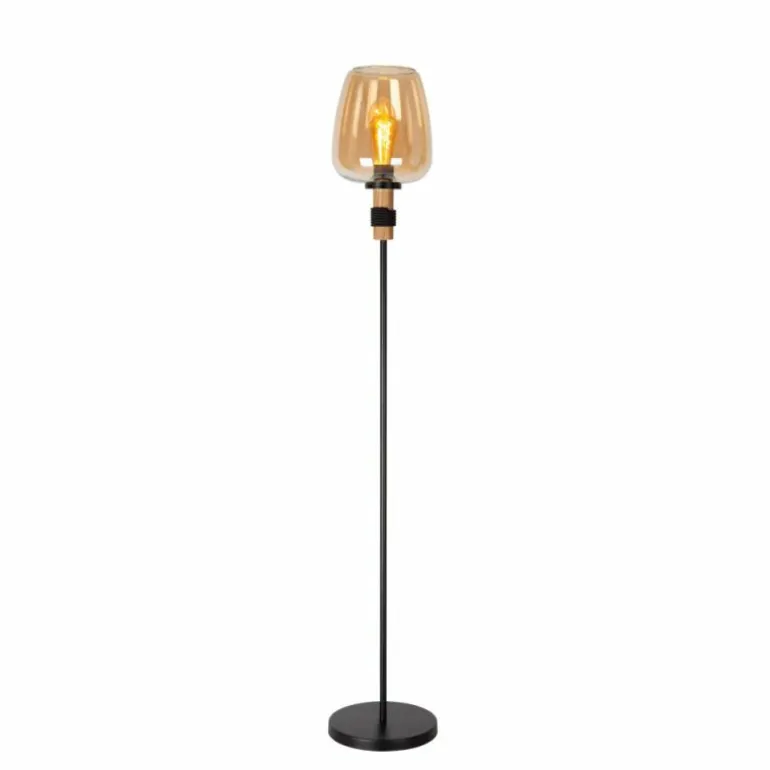 Lampadaire Lucide ILONA Noir, 1 lumière