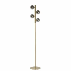 Lampadaire Lucide TYCHO Or, 4 lumières