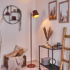 Lampadaire Lungre Rouille, 1 lumière