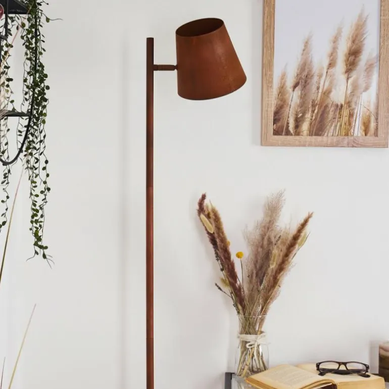 Lampadaire Lungre Rouille, 1 lumière
