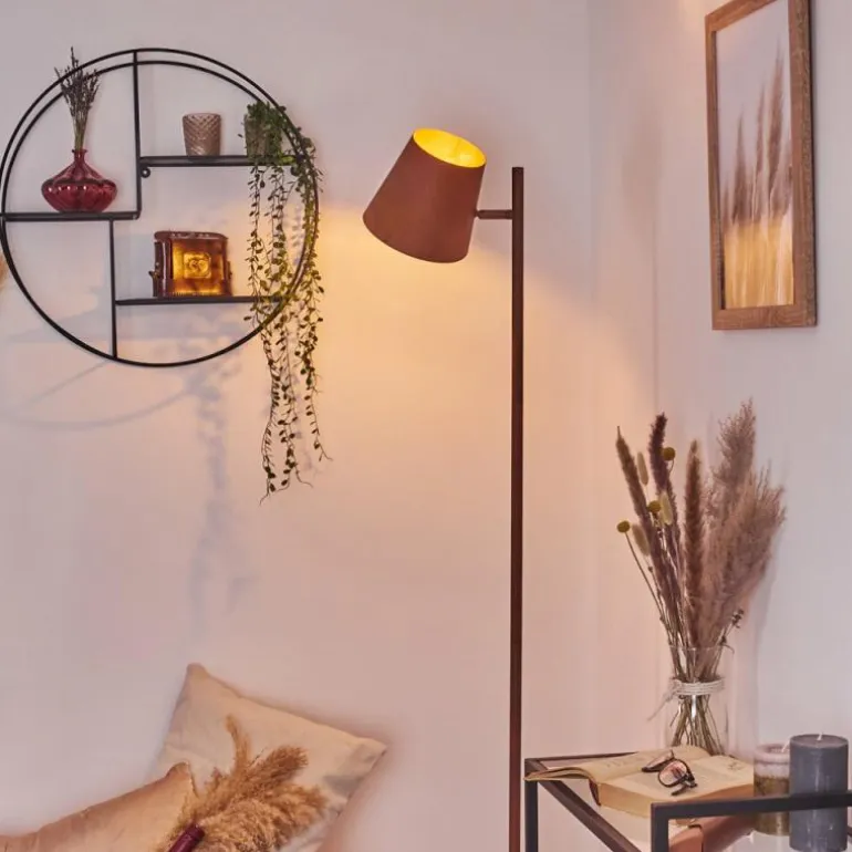 Lampadaire Lungre Rouille, 1 lumière
