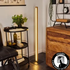 Lampadaire Madou LED Écru, Noir, 1 lumière