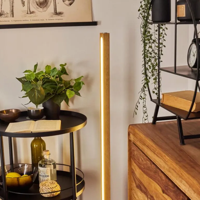 Lampadaire Madou LED Écru, Noir, 1 lumière