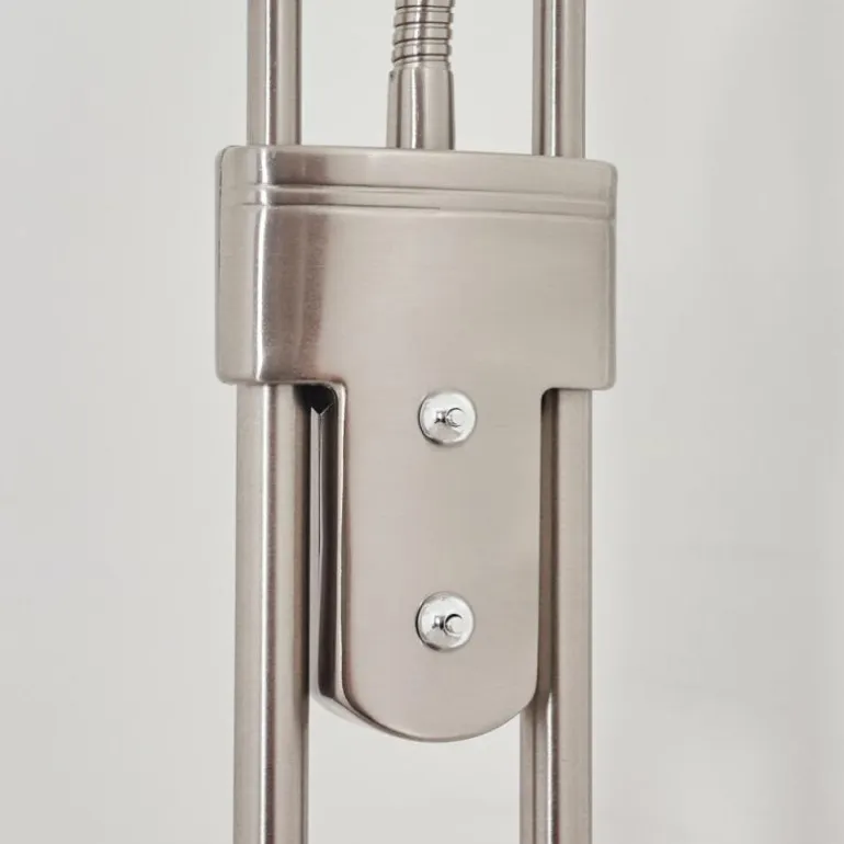 Lampadaire Mairoa LED Nickel mat, 2 lumières
