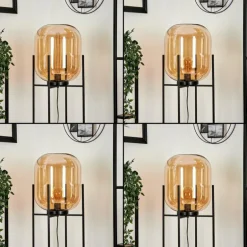 Lampadaire Manzano Noir, 1 lumière