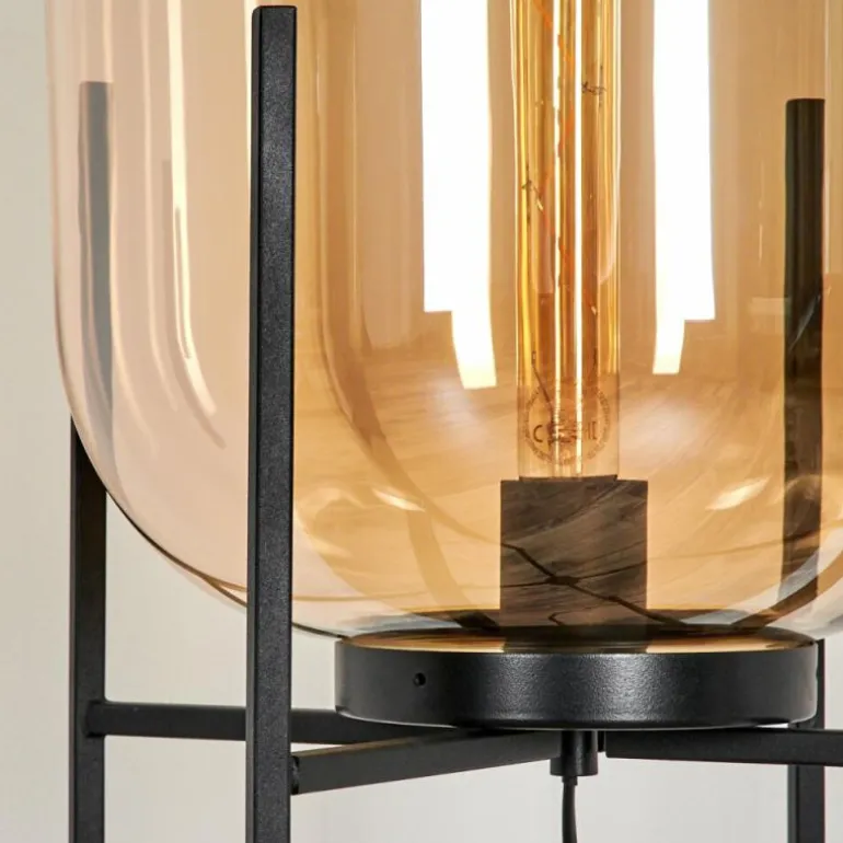 Lampadaire Manzano Noir, 1 lumière