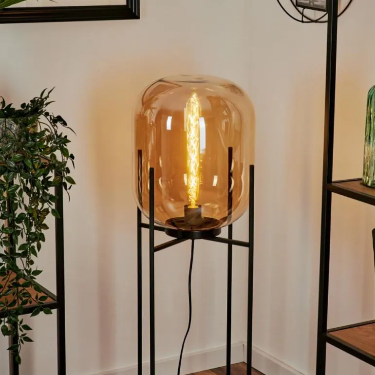 Lampadaire Manzano Noir, 1 lumière