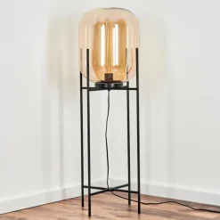 Lampadaire Manzano Noir, 1 lumière