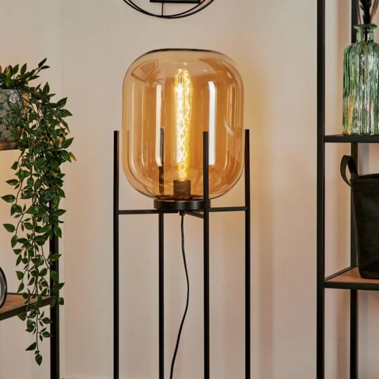 Lampadaire Manzano Noir, 1 lumière