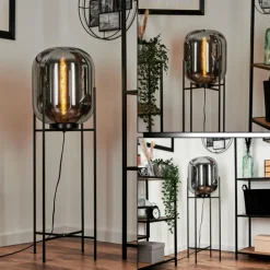 Lampadaire Manzano Noir, 1 lumière