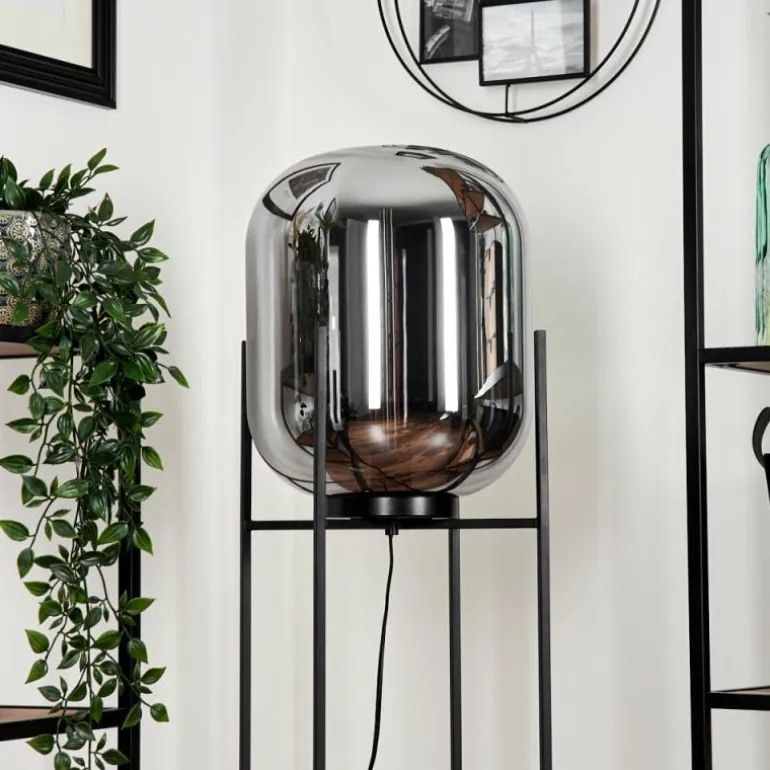 Lampadaire Manzano Noir, 1 lumière