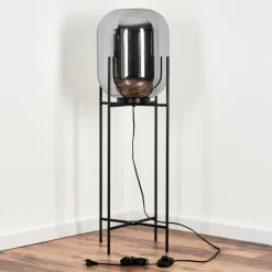 Lampadaire Manzano Noir, 1 lumière