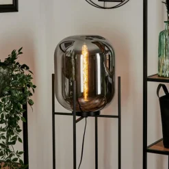 Lampadaire Manzano Noir, 1 lumière