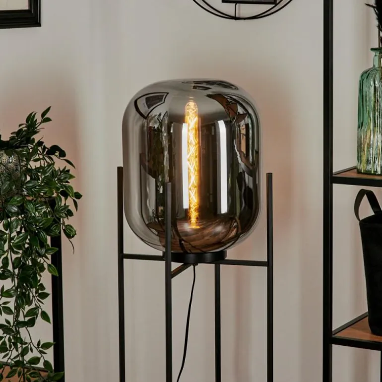 Lampadaire Manzano Noir, 1 lumière