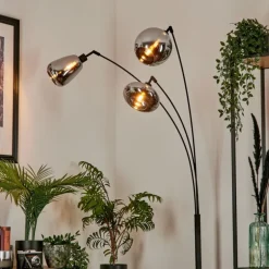 Lampadaire Maynal Noir, 3 lumières
