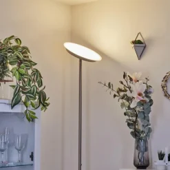 Lampadaire Mjoelby LED Nickel mat, 1 lumière