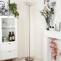 Lampadaire Mjoelby LED Nickel mat, 1 lumière