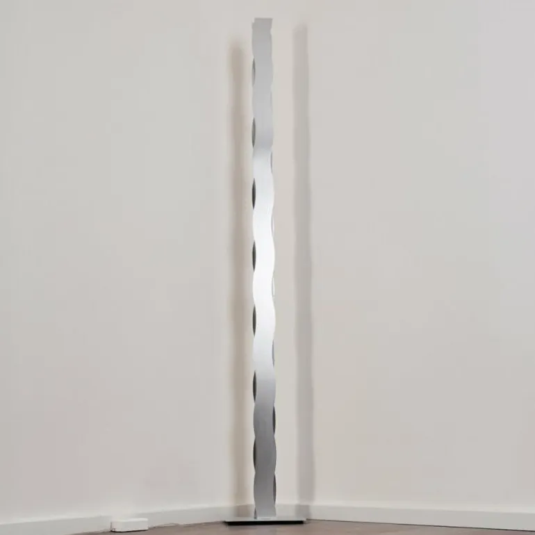 Lampadaire Nagold LED Chrome, Nickel mat, 1 lumière