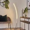 Lampadaire Nagu LED Nickel mat, 1 lumière