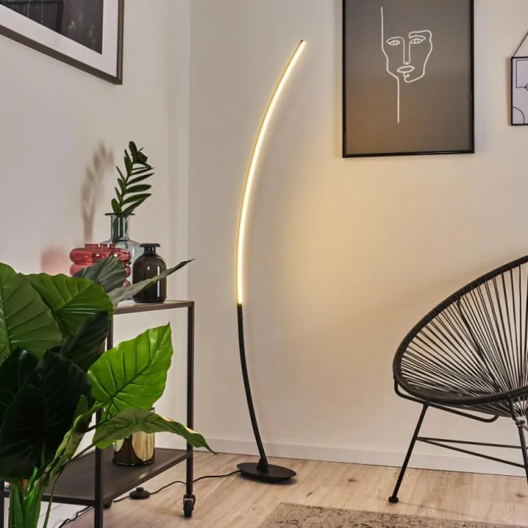 Lampadaire Nagu LED Noir, 1 lumière
