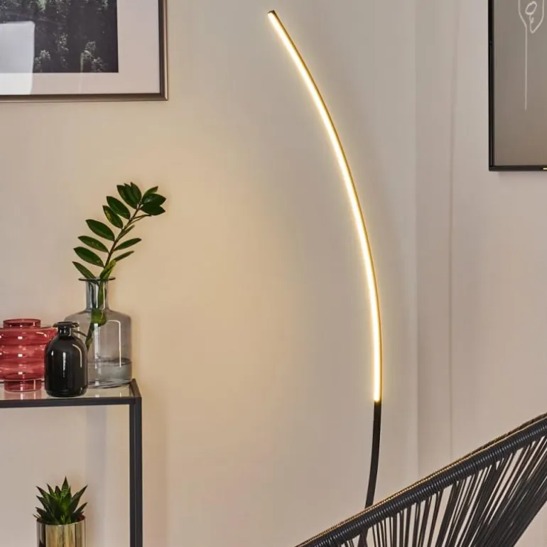 Lampadaire Nagu LED Noir, 1 lumière